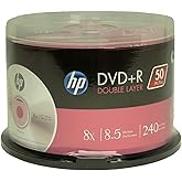 HP DVD+R Double Layer 8X 8.5GB 240min Video