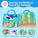 hahaland Ocean Felt Busy Book Toddler Montessori Quiet Book 1 Year+ view 4
