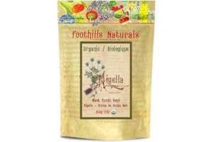 Foothills Naturals Nigella Sativa (Black Cumin) Seed Organic - 454g / 1 Pound