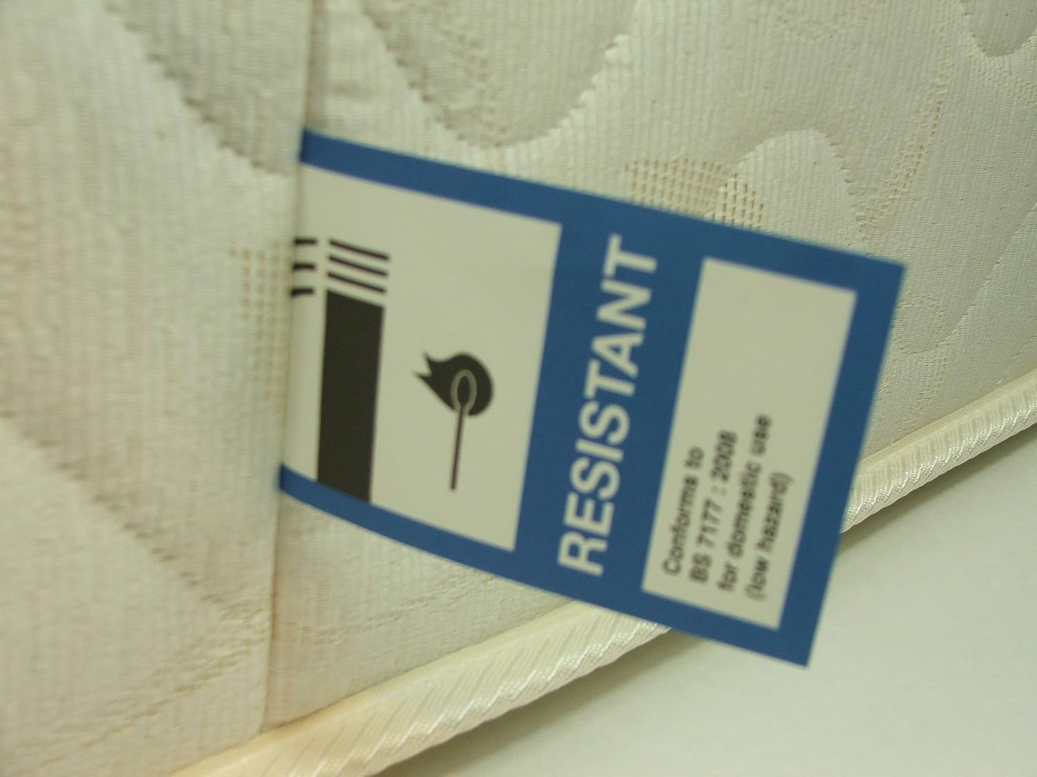 Strictly Beds and Bunks Limited Quilted Sprung Mattress, Cotton, Double BigaMart