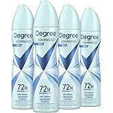Degree Advanced Antiperspirant Deodorant Dry Spray 72-Hour Sweat and Odor Protection Shower Clean Deodorant Spray For Women With MotionSense Technology 3.8 oz, Pack of 4