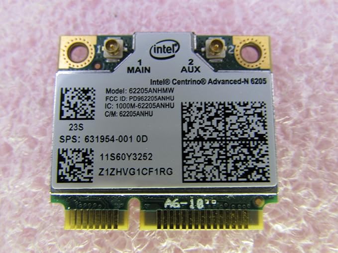 Lenovo FRU 60Y3253 Intel Centrino AdvancedN 6205 Wireless Lenovo FRU 60Y3253 Intel Centrino AdvancedN 6205 Wireless