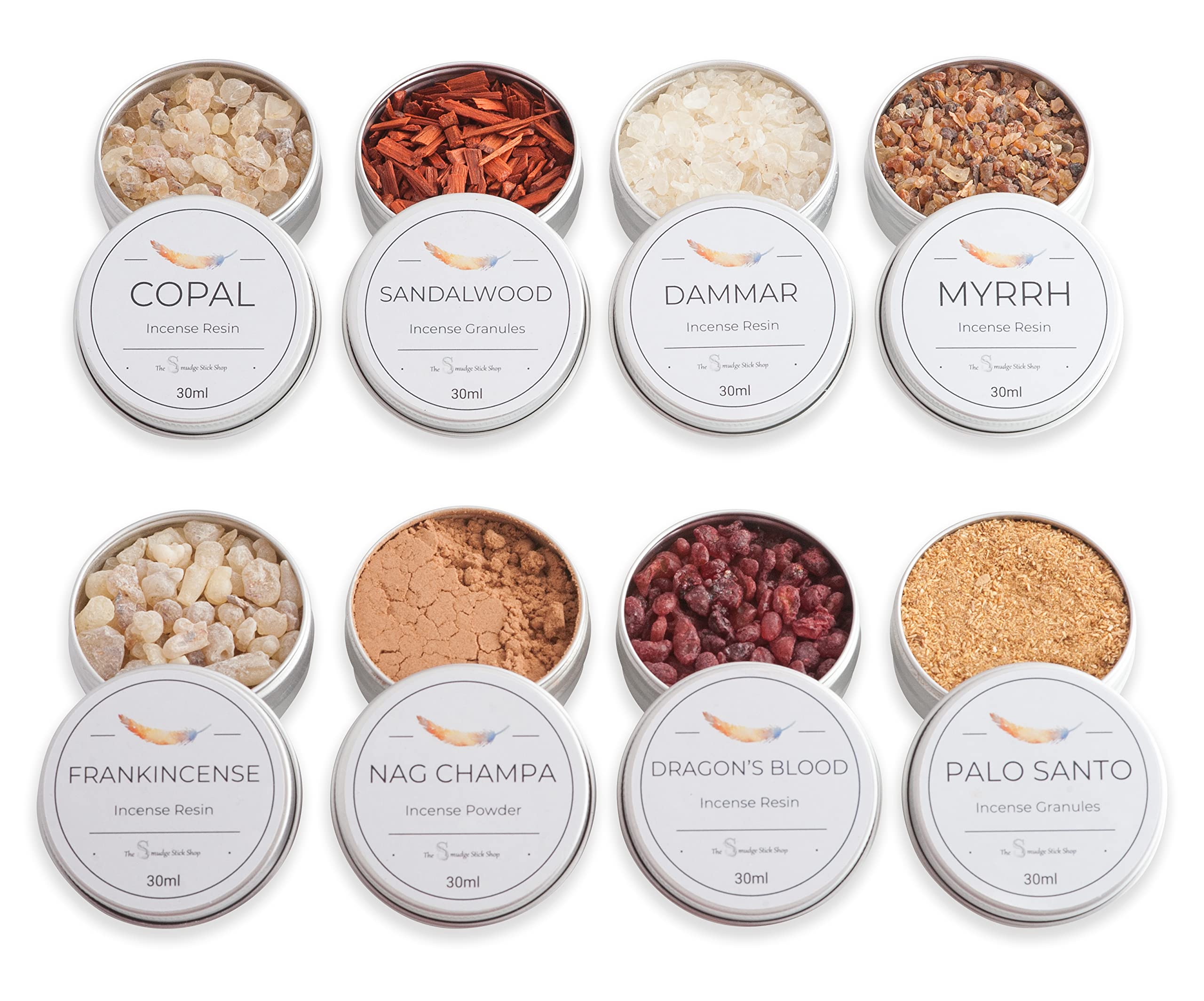 Fresh Incense Mixed Collections in 30ml Tins (Full collection)