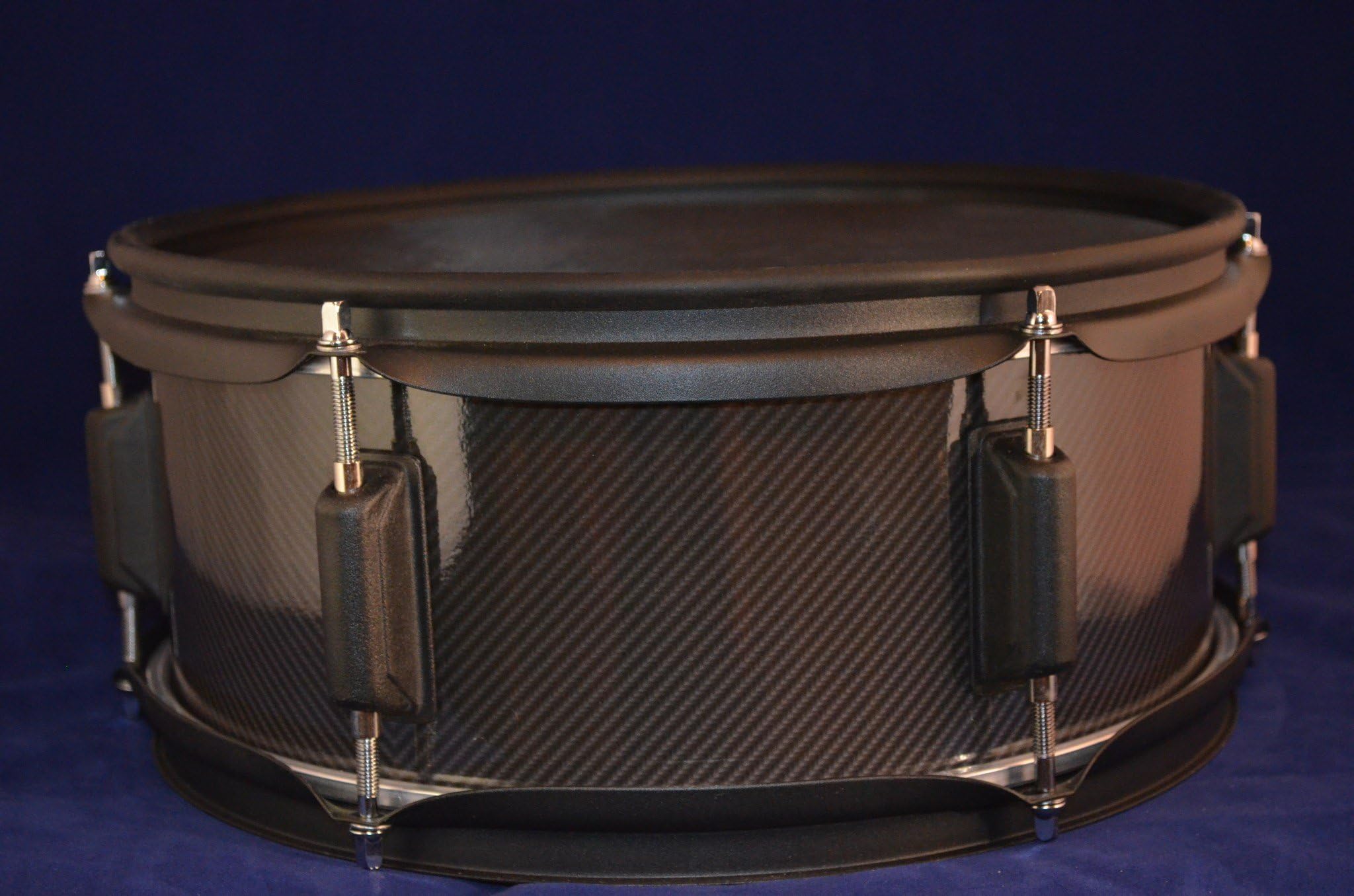 Snare (12" mesh pad) for electronic drum - Carbon look - for Alesis and Roland