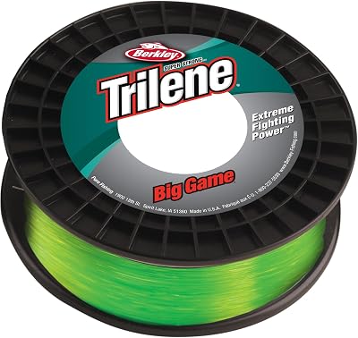 Berkley Trilene Big Game Monofilament Fishing Line 0.55mm 20 kg 44 lb 600m Solar