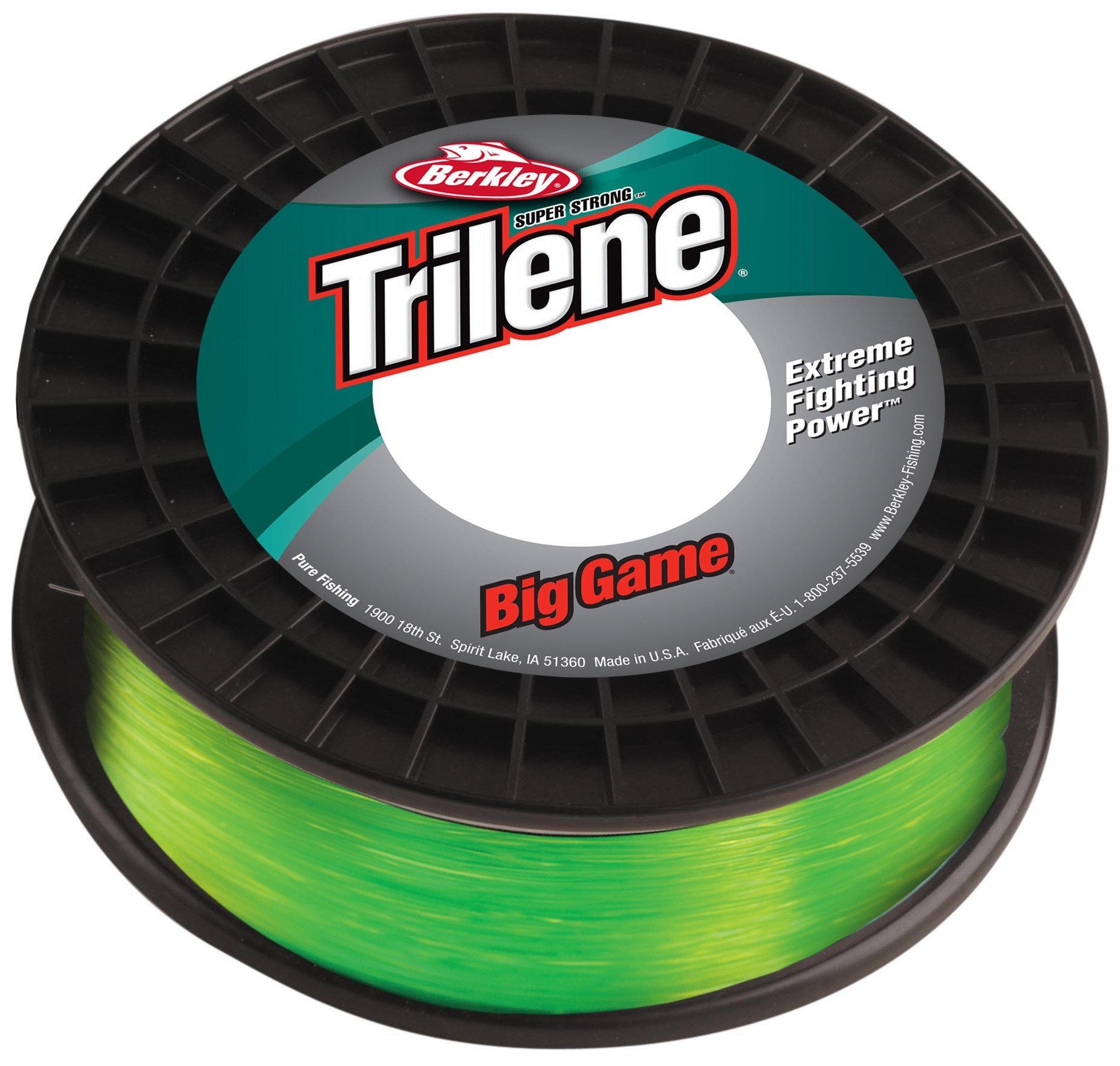 Berkley Trilene® Big Game™, Fishing Line, Monofilament, Allround Fishing,Unisex, Solar, 0.55mm | 20kg | 44lb | 600m
