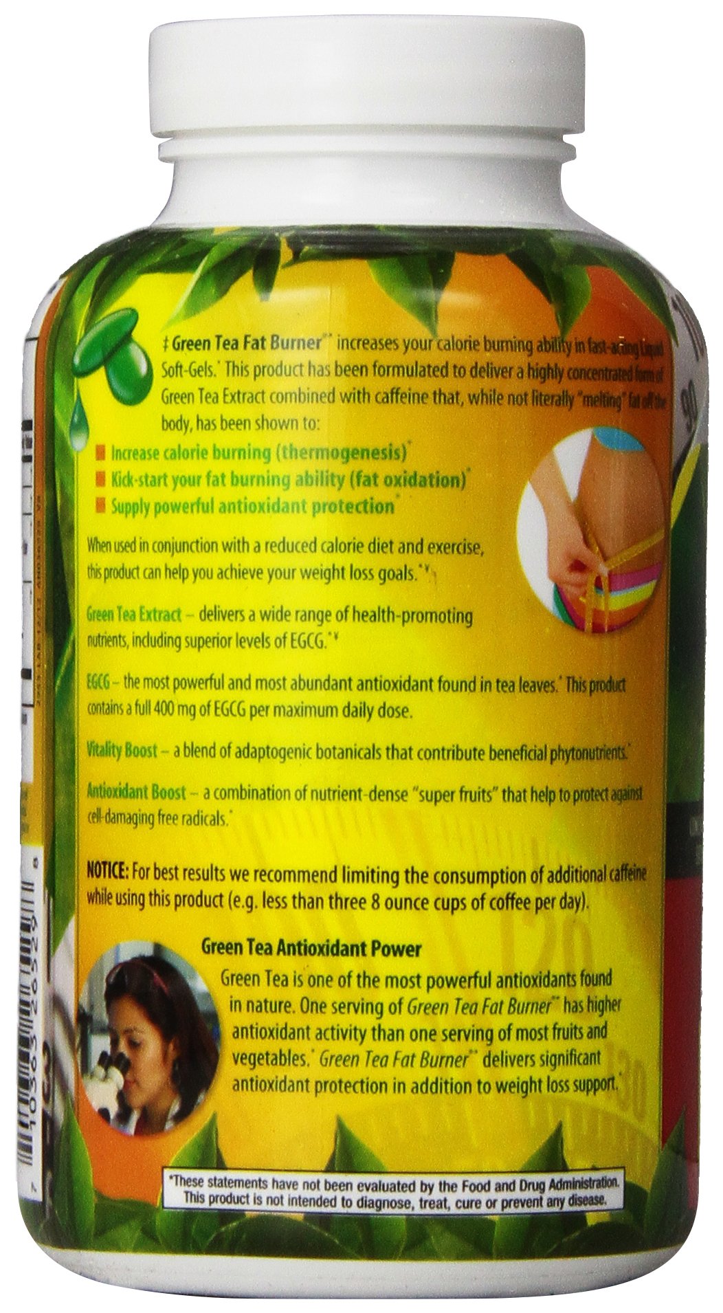 Applied Nutrition Green Tea Fat Burner, FastActing Maximum Strength