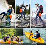 ioutdoor Waterproof Dry Bag 2L Orange Lightweight Compression Sack Kayaking view 6