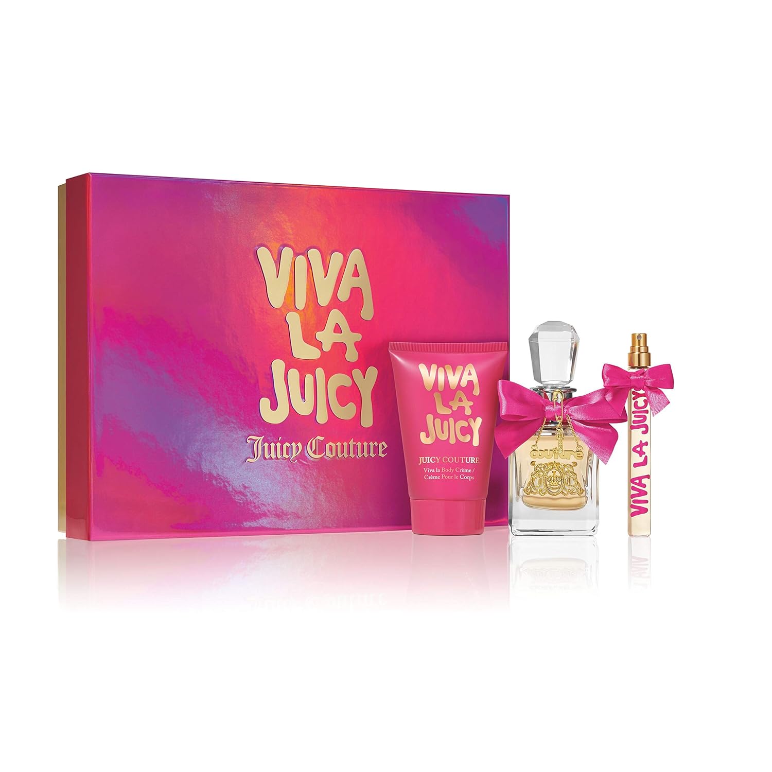 Juicy Couture Viva La Juicy Eau de Parfum Spray 1.7 oz, 3 Piece Womens Perfume Gift Set, Perfume for Women, 1.7 oz.