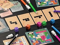Mind Space Board Game - Polyomino Roll & Write - 1