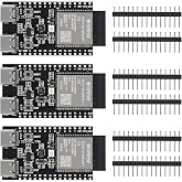 3Pcs ESP32-C6-1 ESP32-C6 ESP32-C6-1-N16 Development Board ESP32-C6-DevKitM-1 Dual Core Type-C Board MCU Module Integrates Complete Wi-Fi and BLE for Internet of Things