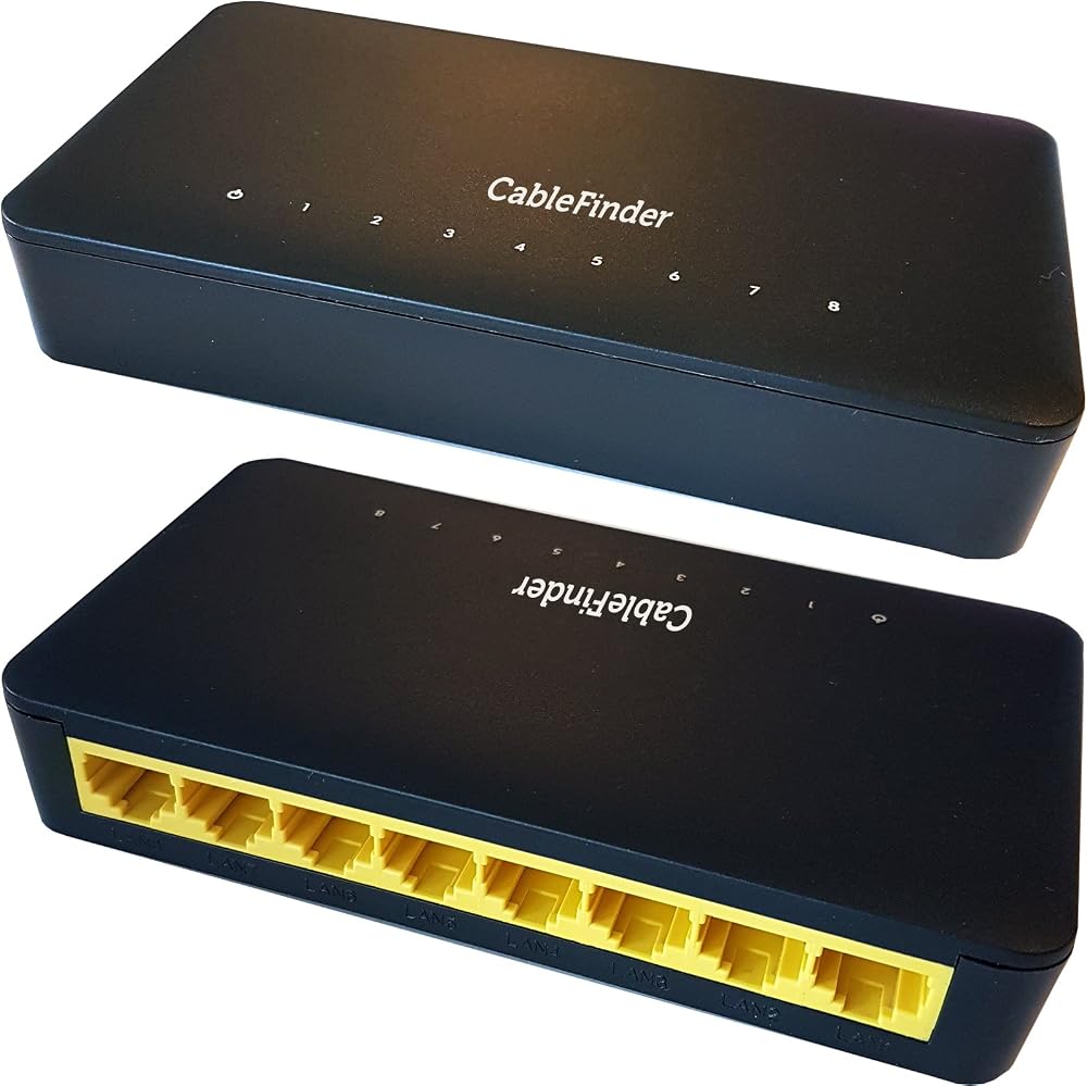 Loops 8 Port Gigabit Ethernet Network Switch 1000mbps RJ45 Cat6 Plug Play
