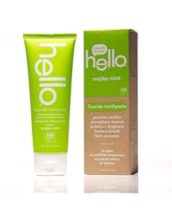 Hello Oral Care Fluoride Toothpaste, Mojito Mint, 5 Ounce