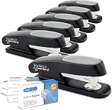 Rapesco 1734 Business: 6 ECO Sting Ray Staplers and 6000 Staples 24/6 mm
