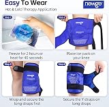 NEWGO Knee Ice Pack Wrap Full Coverage Gel Cold Therapy Adjustable view 7