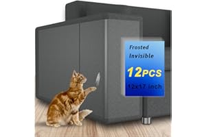 Cat Scratch Protector for Furniture Couch Sofa - Self-Adhesive Anti-Scratch Tape Claw Covers, Transparent Corner Guards, Larg