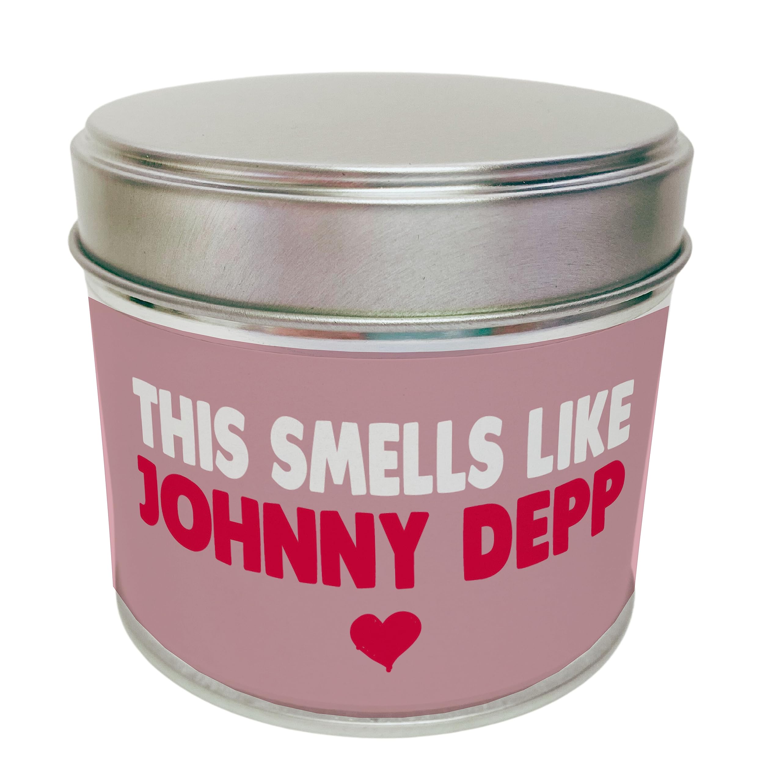 Wanky Candle - Smells Like Johnny Depp Celebrity Inspired Scented Tin Candle Funny Soy Wax Home Decor