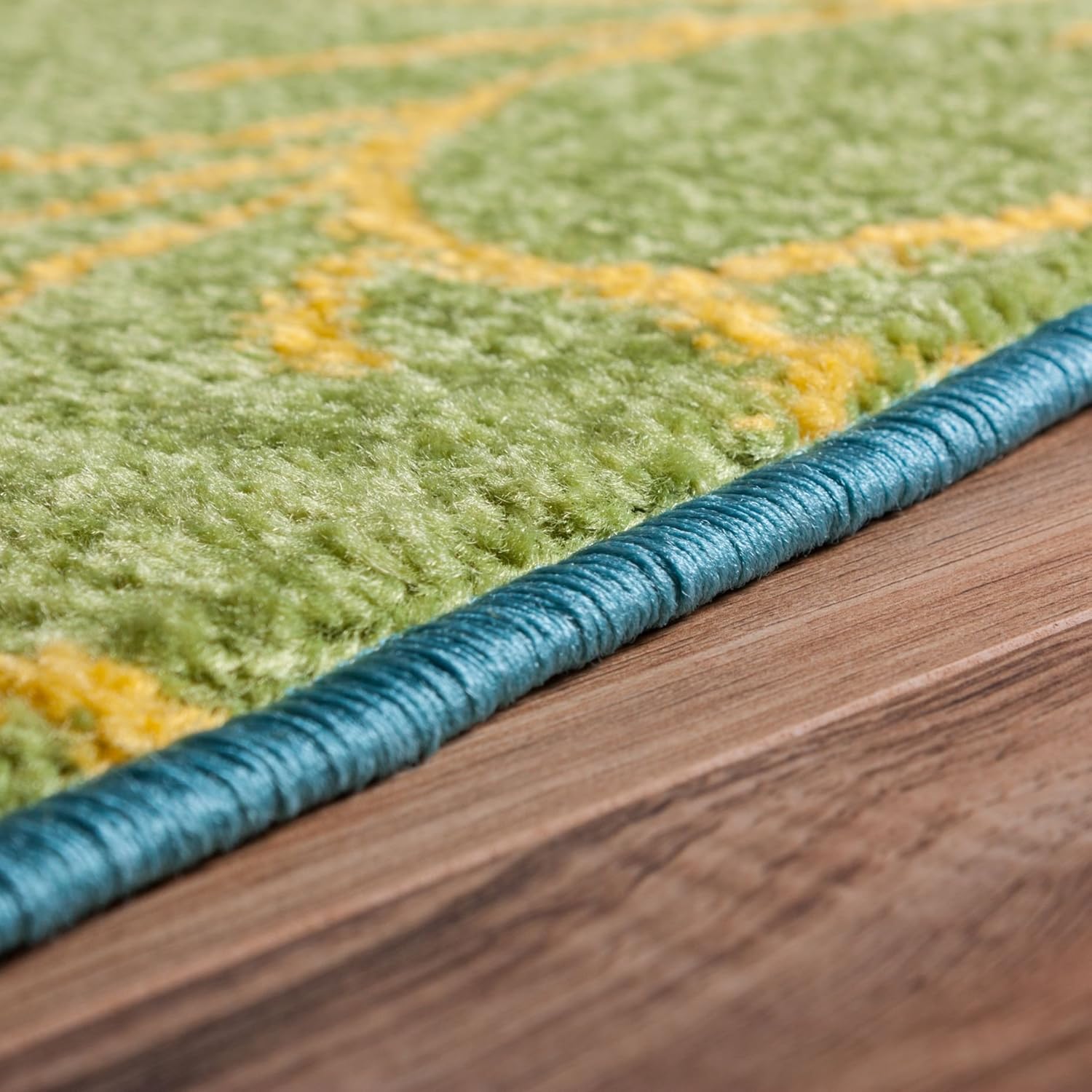Amazon Modern Rug Daisy Flowers Blue 5 X7 Floral Accent Area