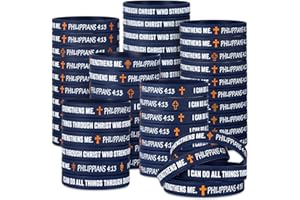 PullCrease Jesus Loves Me Wristbands Bulk 10 Styles Rainbow Religious Silicone Bracelets Christian Cross Silicone Wristband Gift for Bible School