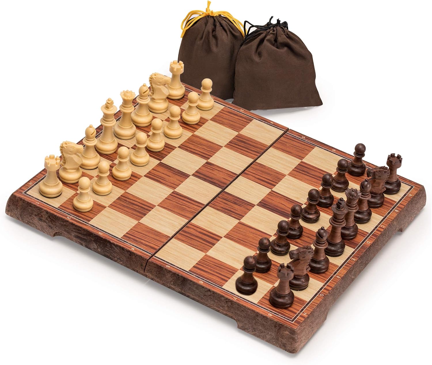 Yellow Mountain Imports Portable Chess Set, 27 x 23
