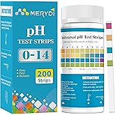 pH Test Strips 0-14, 200 Universal Strips for Fast, Accurate pH Testing | Universal Litmus Paper for Liquid, Water, Pools, Kombucha &amp; Soap Making