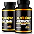 NutraRize (Pack of 2 Vigor Force for Men, High Performance Male Capsules, All Natural Dietary Supplement for Overall Health and Wellness, Official Pills 50 Review (120 Capsules)