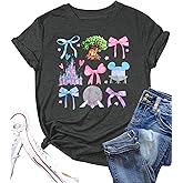 Magical Shirt for Women Magic Kingdom Shirts Castle Graphic T Shirt Family Vacation Tee Casual Holiday Tops