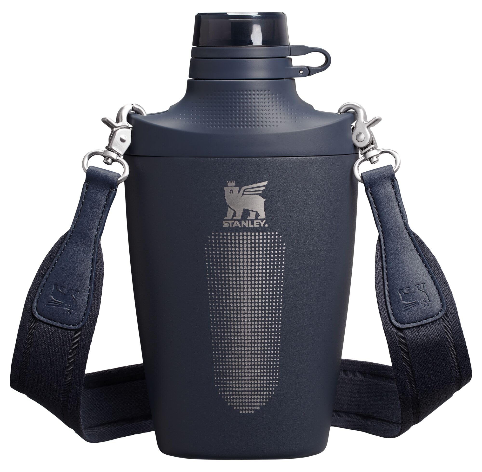 Stanley Cross Bottle | 23 oz Travel Bottle with Jacquard Strap | Leakproof Tritan Lid with Removable Straw | Insulated Stainless Steel Canteen | BPA-Free | Twilight Image