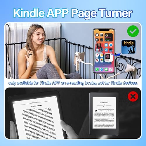 Tiktok Scrolling Ring Kindle APP Page Turner Bluetooth Scrolling