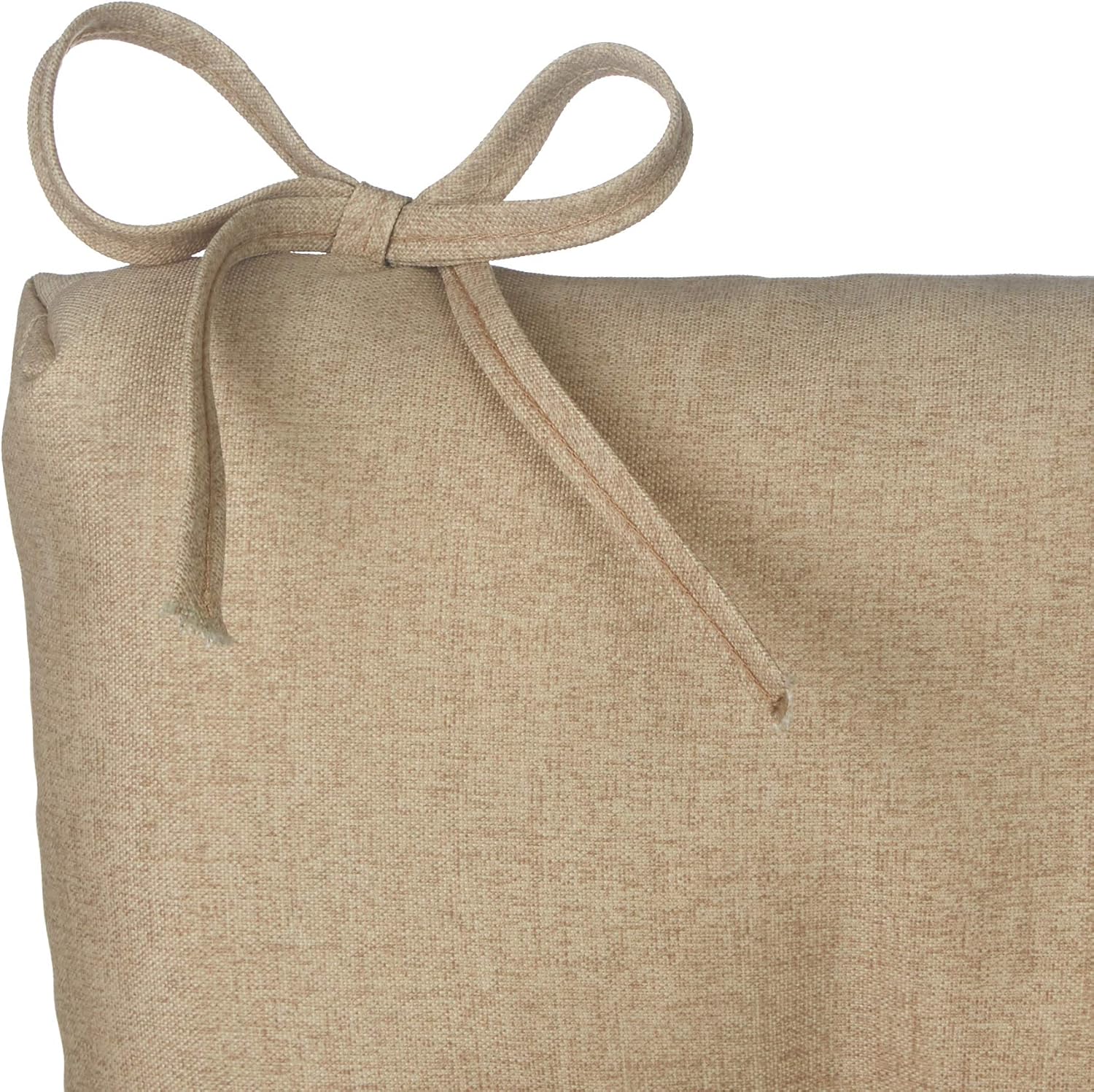 Klear Vu Indoor/Outdoor Overstuffed Rocking Chair Pad Cushion Set, 19" x 19", Husk Birch: Home & Kitchen