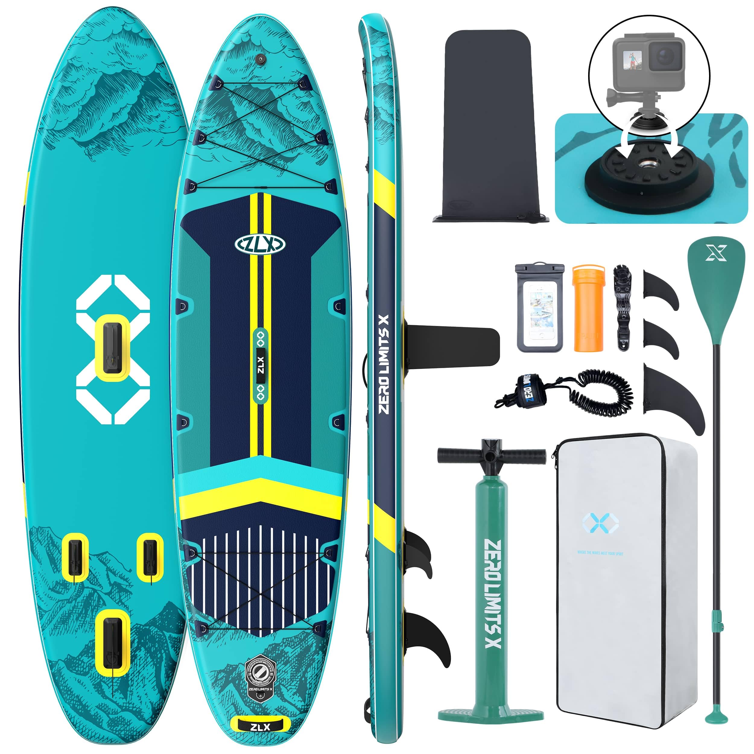 ZLX 11'6" Extra Wide Inflatable Stand Up Paddle