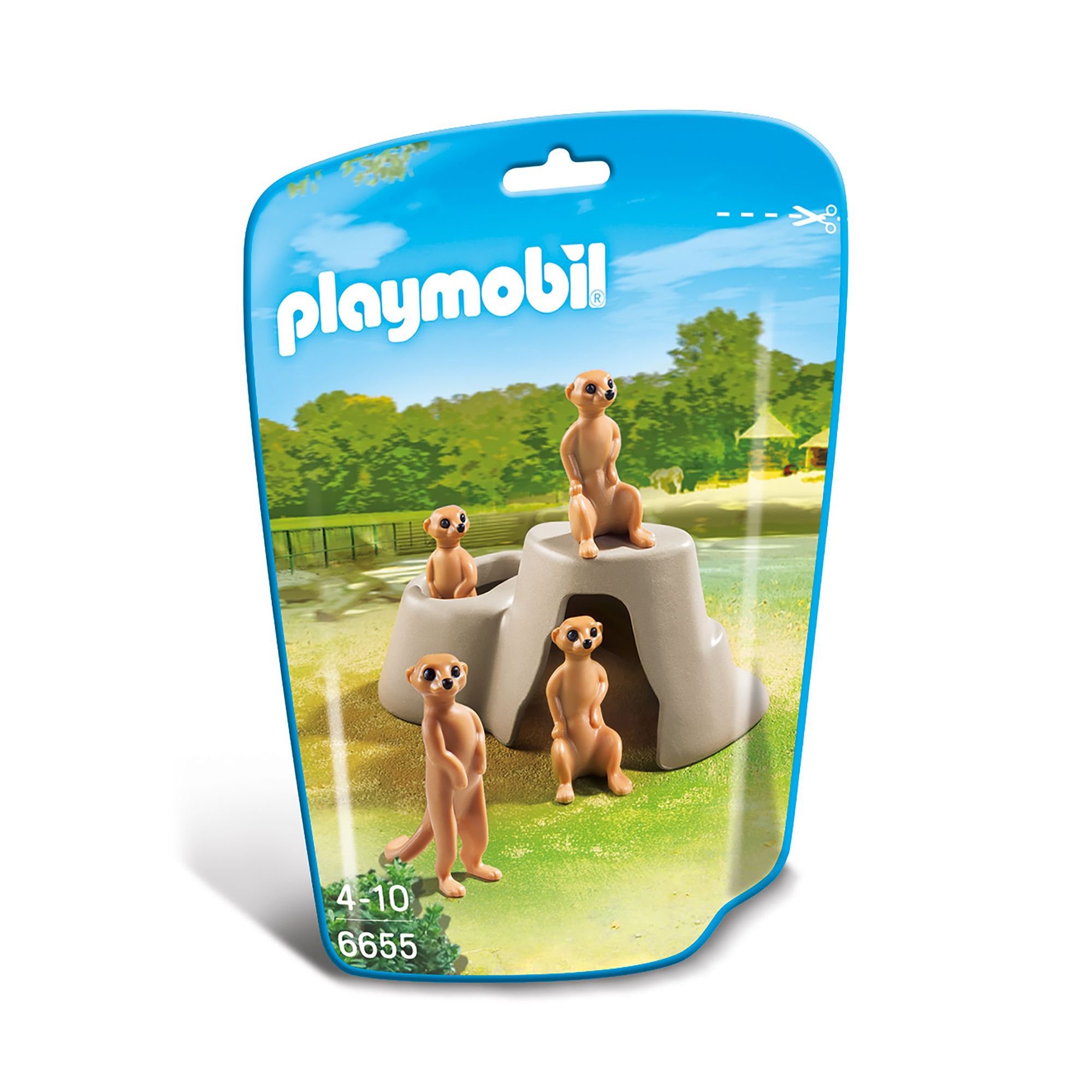 Playmobil 6655 City Life Meerkats, Fun Imaginative Role-Play, PlaySets Suitable for Children Ages 4+