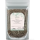 Starwest Botanicals Organic Linden Leaf & Flowers - Dried Loose Leaf Herb for Tea, Syrup, & Herbal Blends, Pure & Natural Linden, Caffeine Free, Cut & Sifted, Certified Kosher, Non-GMO - 4 oz Pouch