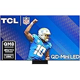 TCL 65-Inch QM85 QLED 4K Smart QD-Mini LED TV with Google TV (65QM851G, 2024 Model) Dolby Vision IQ HDR, Dolby Atmos, Game Ac
