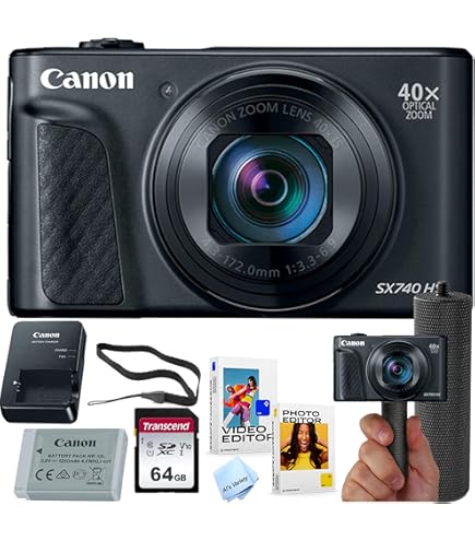 Amazon.com : Canon PowerShot SX740 HS Digital Camera (Black