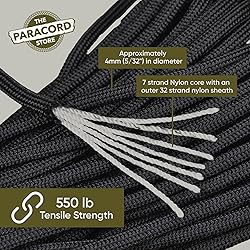 The Paracord Store 550 Type III Tactical Paracord