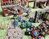 CREEBUY Polyhedral DND Dice Set 42 Pieces Double-Colors D4 D6 D8 D10 D12 D20 view 5