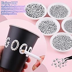16000Pcs Resin Rhinestones with Tweezers for