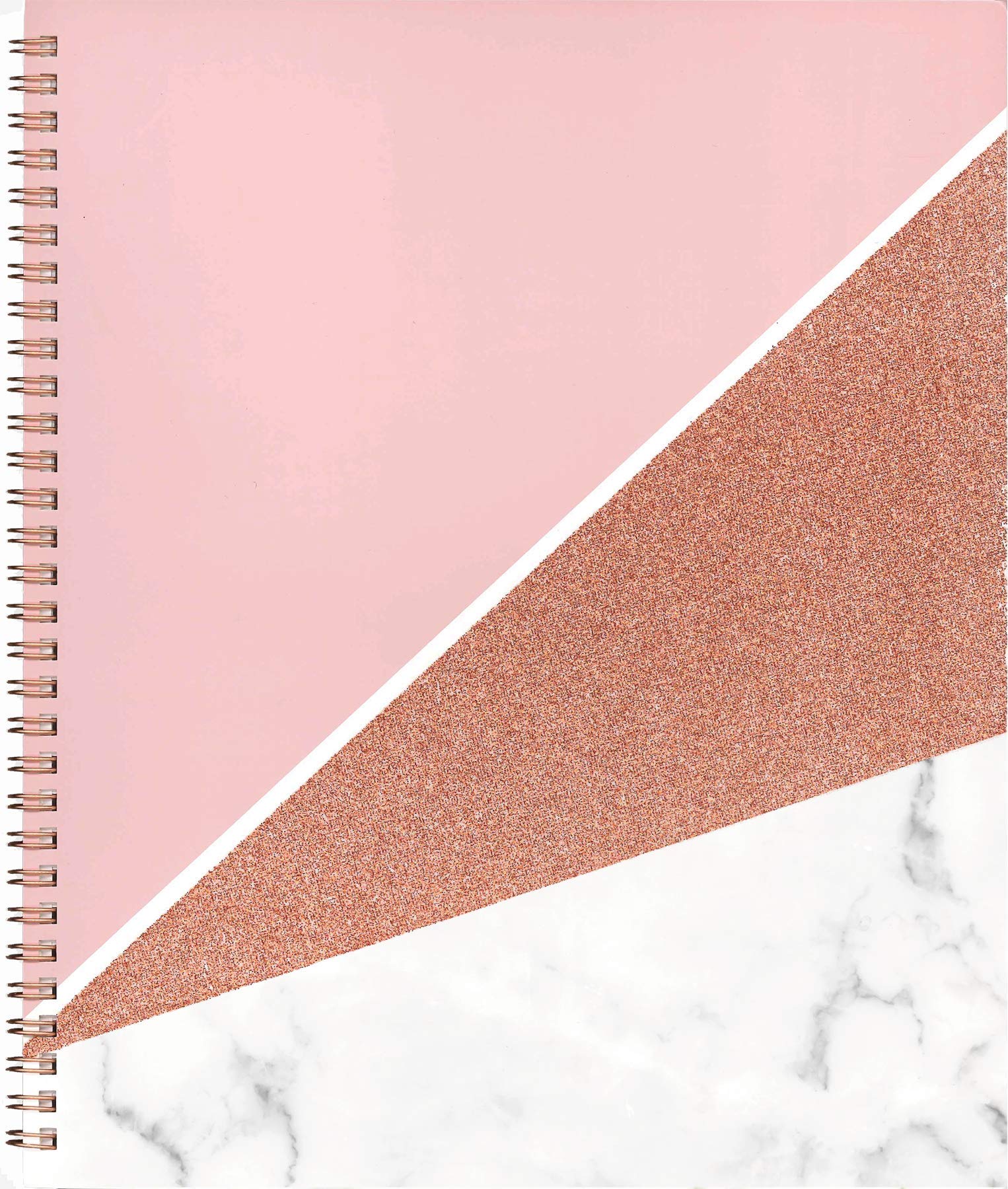 Lauren & Johnny 7004 Customizable Wirebound Notebooks, 0.5 x 8.63 x 10.5 Inches, 70 Sheets, College Ruled, Sticker Page, Pack of 2, Assorted Designs