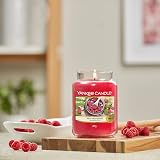 Yankee Candle Red Raspberry Large Jar Scented Candle 150 Hour Burn Time view 3