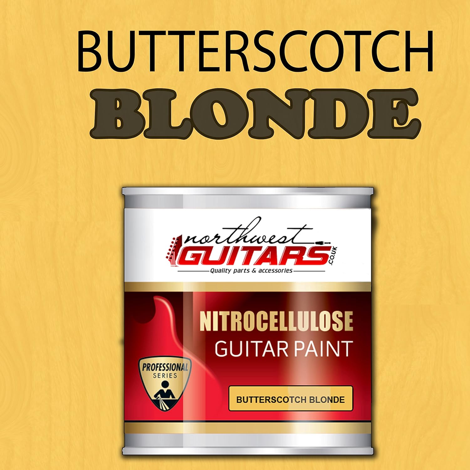 Butterscotch Blonde Nitrocellulose Guitar Paint/Lacquer 250ml Amazon