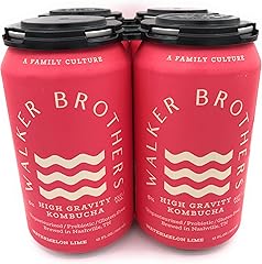 Walker Brothers Watermelon Lime Hard Kombucha 4Pk Cans, 12 Fz