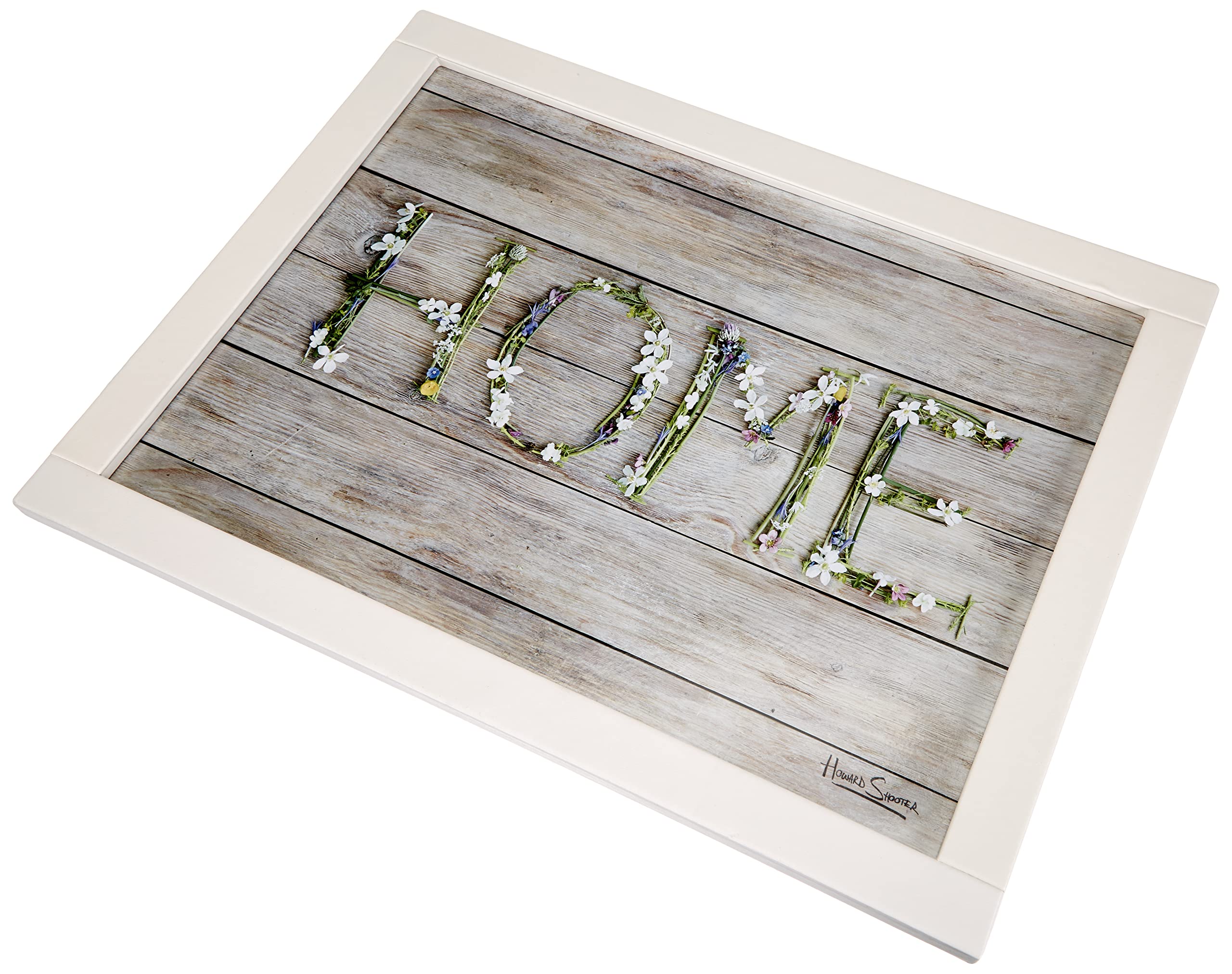 Howard Shooter Country Home Faux Leather Lap Tray, Multi-Colour, 44 x 33.5 x 6 cm