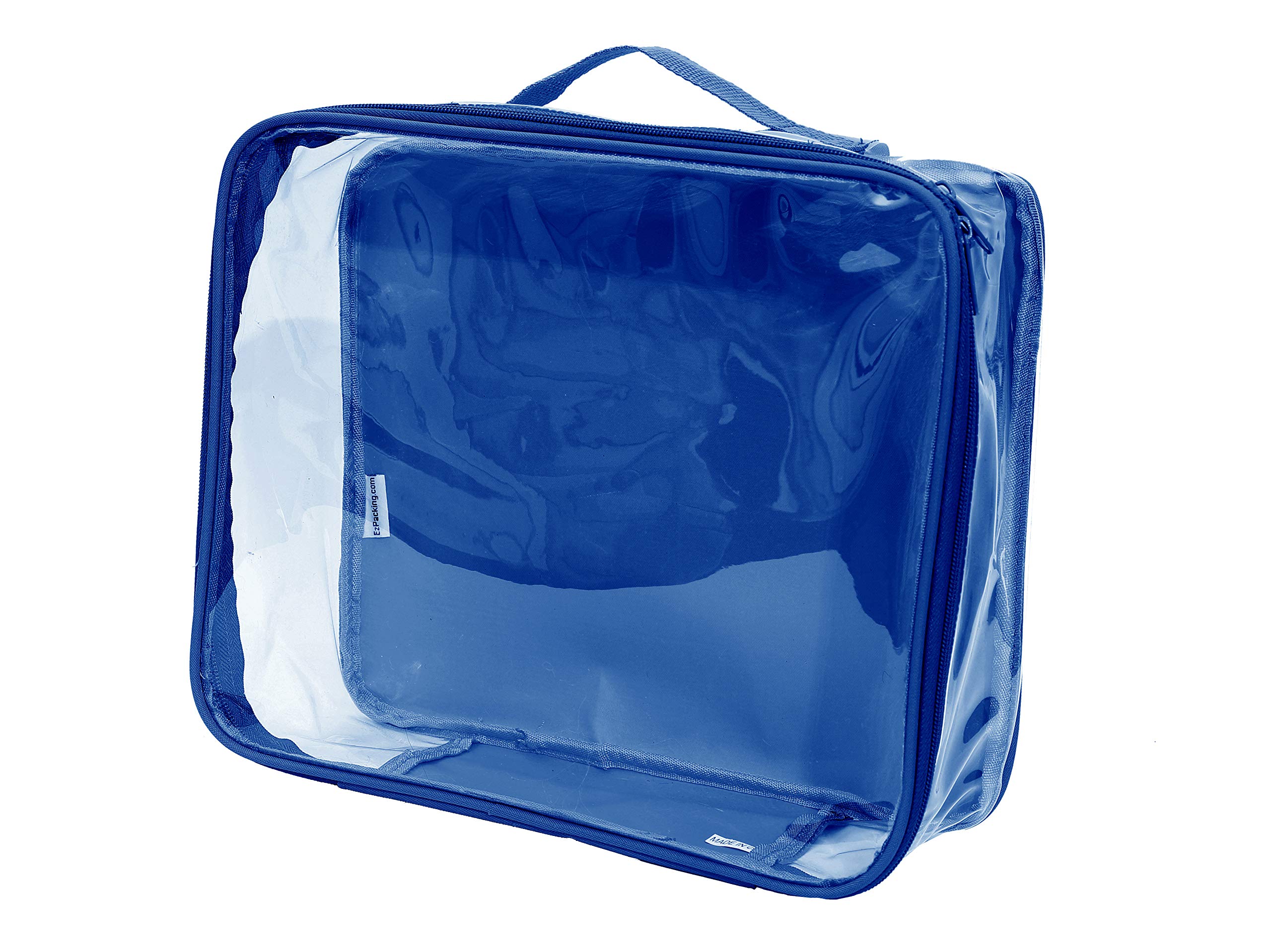 EzPacking Clear Stadium Approved Tote Bag/Perfect for Concerts, Game Day, and More Blue One_Size