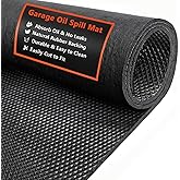 AiBOB Garage Floor Mat, 60 X 72 inches, Oil Spill Mat Under Car, Waterproof Backing Absorbent Pad Protects Floor, Durable, Reusable, Black
