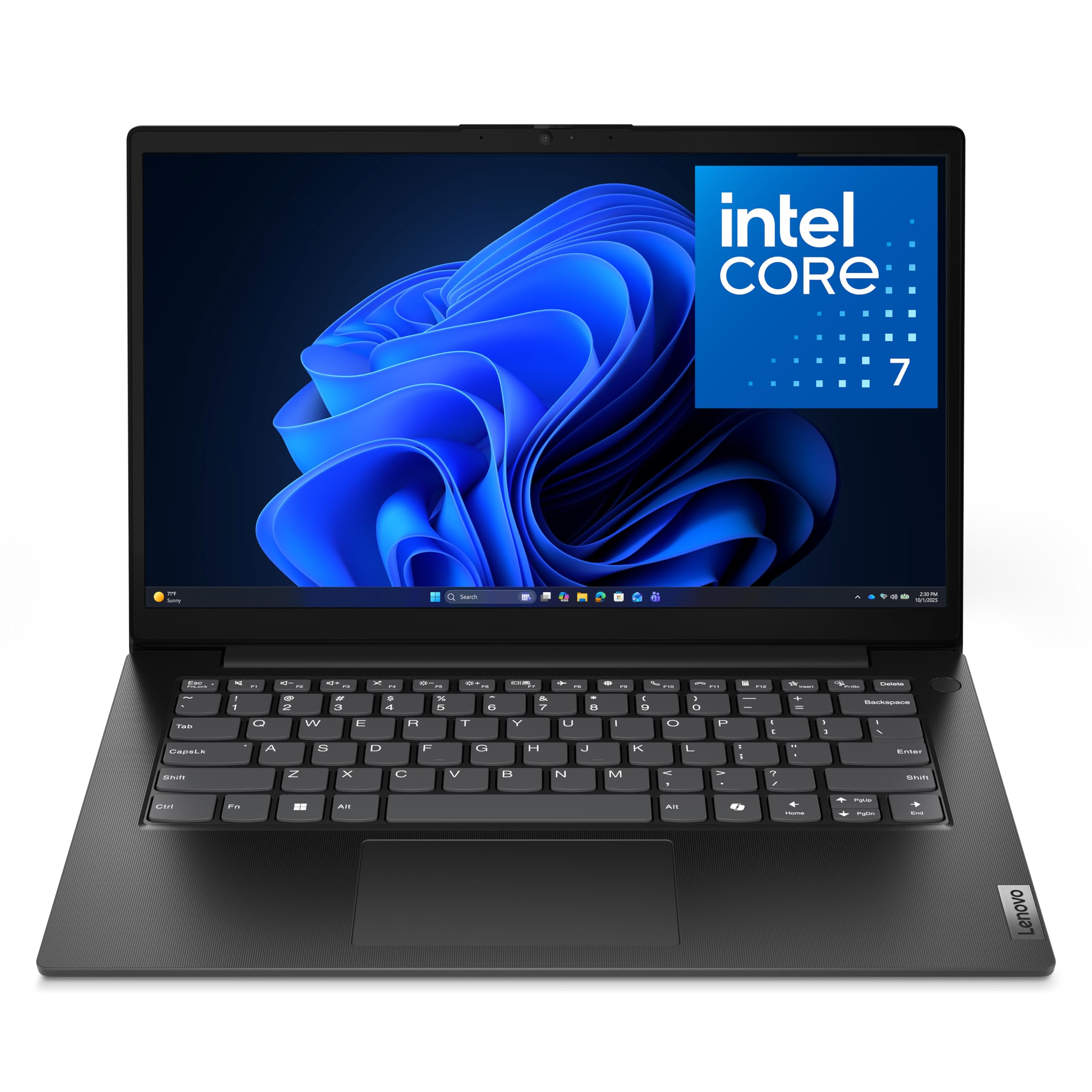 Lenovo V14 G5 - Hybrid Work Laptop - 14" FHD Display - Intel Core 7-240H - 16GB Memory - 512GB Storage - Integrated Intel UHD Graphics - Windows 11 Home - Business Black