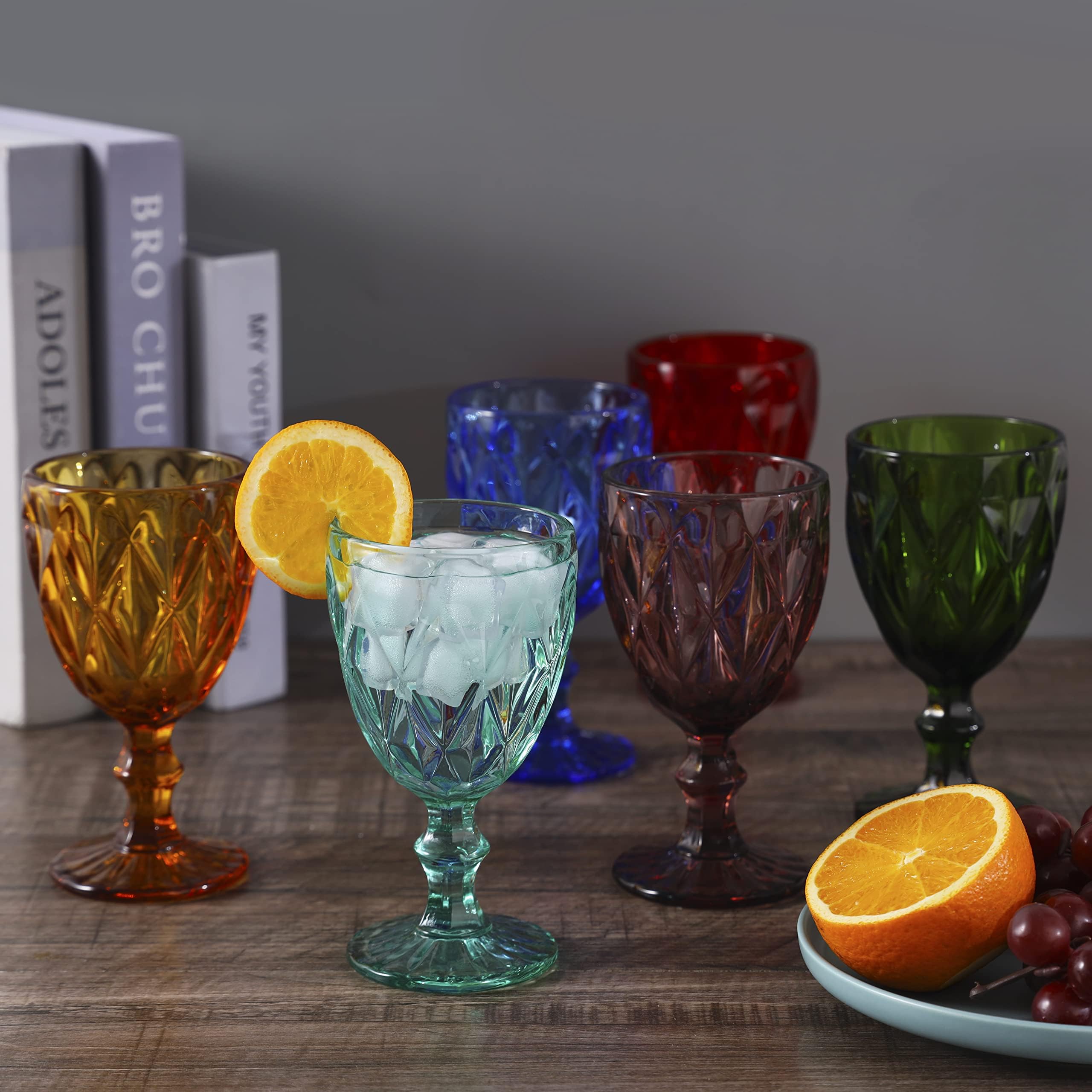 Colored Water Glasses