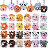 KissFree 24 PACK Animal Pop Balls Party Favors for Kids, 3D Pop Fidget Balls Toys Bulk, Gifts for Boys & Girls, Goodie Bag Stuffers, Pinata Stuffers, Treasure Box Toys, Prizes for Kids