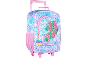 WZLVO Kids Luggage for Boys and Girls, Cute Dinosaur Unicorn Rolling Wheels Suitcase for Toddler Children
