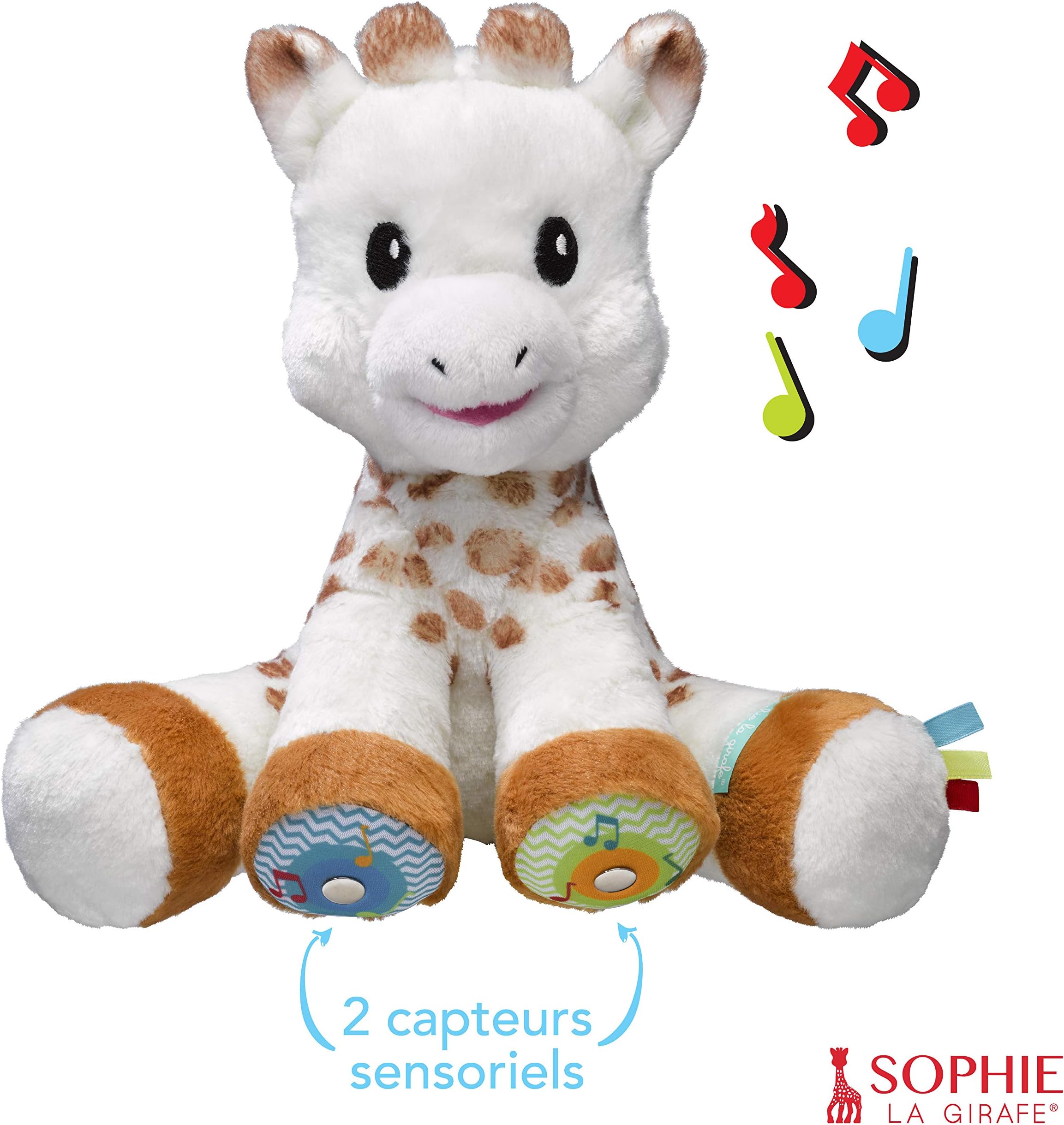 Sophie la girafeTouch & Play Music Plush | Make Music with Interactive Touch | A Toy for The Whole Family